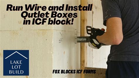 electrical outlet boxes for icf contractor|icf block outlet in jamaica.